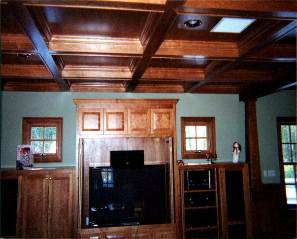 Treehouse Woodworking - Custom Design - Columns - Built-In Bookcases