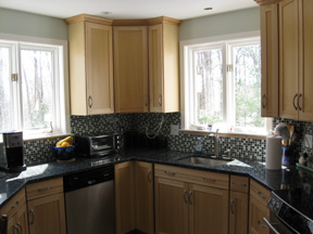 overlay doors and drawers granite counters space saving design